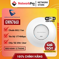 Bộ Phát WiFi Grandstream GWN7660 Hàng Chính Hãng - Hỗ Trợ 256 User, Chuẩn thumbnail