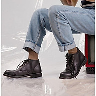 Giày Boot Nam Da Bò Cổ Lững IRON RANGER Giày Công Sở Đế Độn Tăng Chiều Cao Vintage Retro Full Box- B21 Shoemaker thumbnail