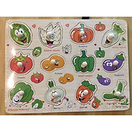 Bảng Núm Gỗ Ghép Hình,Chữ,Số... Thông Minh Cho Bé