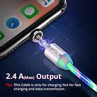 HÀNG CHÍNH HÃNG- Cáp điện thoại đèn LED phát sáng TOPK AM67 USB - iphone Từ Tính Dành Cho Xs Max 8 7 Plus - Phân phối bởi TOPK VIỆT NAM thumbnail