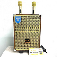 Loa kéo Bluetooth,M9 Bas 20 thùng gỗ cao cấp tặng 2 Mic không dây,Hàng chính hãng BNIB