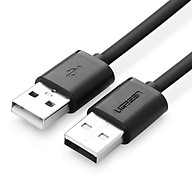 Dây USB 2.0 (đực sang đực) mạ vàng dài 2M UGREEN US102 10311 - Hàng chính hãng