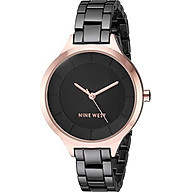 Nine West Women s NW 2225 Rose Gold-Tone Accented Bracelet Watch thumbnail