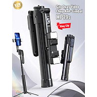 Gậy quay video MP19s thông minh,chụp ảnh, livestream, kim loại bền bỉ, gimbal 360 dõi theo, nâng cấp, hàng chính hãng