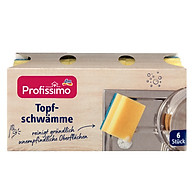 Miếng bọt biển rửa chén bát hai mặt Denkmit Profissimo Đức 6 miếng