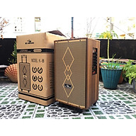 Loa Bluetooth karaoke Vali Kéo Di Động Tặng Kèm 2 Micro Không Dây K86- Hàng chính hãng