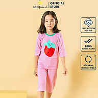 Đồ bộ lửng tay mặc nhà cotton mịn cho bé gái U2031 - Unifriend Hàn Quốc, Cotton Organic thumbnail