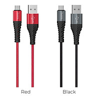 Cáp Sạc Nhanh Hoco X38 Cổng Micro 2.4A Dây Dài 1m - Hàng Chính Hãng