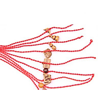 Vòng Tay Nhiều Hình Chỉ Đỏ May Mắn