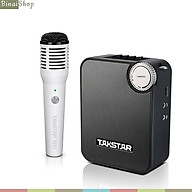 Takstar E500W - Máy Trợ Giảng Hai Mic Không Dây UHF, Kết Nối Bluetooth, Công Suất 20W Cho Giáo Viên, Bán Hàng, Hướng Dẫn Viên - hàng chính hãng
