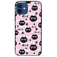 Ốp lưng dành cho Iphone 11 - 11 Pro - 11 Pro Max mẫu Mèo Đen Và Xương Cá