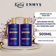 Combo dầu gội xả phục hồi tóc Enmys Plex-Keratin Chai 500ml thumbnail