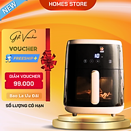 Nồi Chiên Không Dầu BEAR QZG-F15H1 Dung Tích 5 Lít Công Suất 1500 W - Hàng Nhập Khẩu