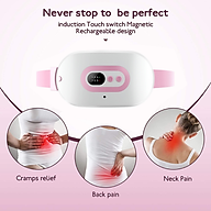 Đai Giảm Đau bụng Kinh Nguyệt, Đai hỗ trợ  Béo,  Sưởi Ấm Bụng, Massage, 30 NGÀY 1 ĐỔI 1] Rung, Nóng Và Xung Điện EMS, Công Nghệ Nhật Bản.