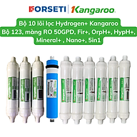 Combo 10 Lõi Lọc Nước Kangaroo Dòng Hydrogen (Model KG100HK...) - Hàng chính hãng