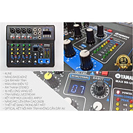 Bàn Mixer trộn tích hợp vang số MAX 99 USB - livestream, thu âm, karaoke chuyên nghiệp - 16 chế độ vang - Hàng chính hãng