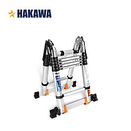 Thang nhôm rút đôi chữ a Nhật Bản HAKAWA HK238 (3,8M) - Phân phối chính hãng