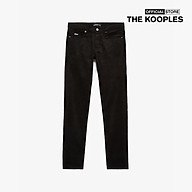 THE KOOPLES - Quần jeans nam phom slim fit Ribbed Black Velvet HJEA21009J thumbnail