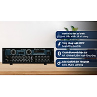 Amply Karaoke Bluetooth Công Suất Lớn 800W Zenbos LX-6800, 12 Sò Đại (Hàng Chính Hãng)