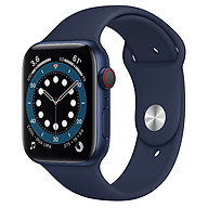 Đồng Hồ Thông Minh Apple Watch Series 6 LTE GPS + Cellular Aluminum Case With Sport Band (Viền Nhôm & Dây Cao Su) - Hàng Chính Hãng VN A thumbnail