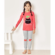 Bộ đồ quần áo dài tay cotton mùa thu đông dáng ôm cho bé gái U1029 - Unifriend Hàn Quốc, Cotton Organic thumbnail