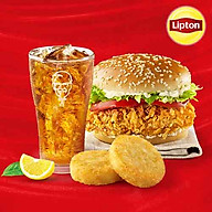 Combo Trà Chanh Lipton Burger thumbnail