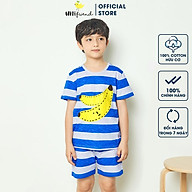 Bộ đồ ngắn tay mặc nhà cotton mịn cho bé trai U3033 - Unifriend Hàn Quốc thumbnail