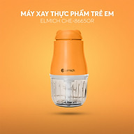 Máy xay thịt, xay thực phẩm cho bé Elmich CHE-8665, 6 lưỡi inox 304 xay nhanh, nhuyễn mịn, đảo trộn đồng đều các loại thực phẩm, an toàn tuyệt đối với trẻ nhỏ - Hàng chính hãng