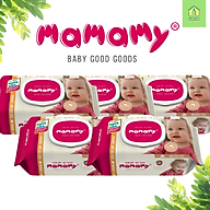 Combo 5 gói khăn ướt Mamamy có hương loại 100 tờ