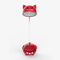 Đèn bàn cảm ứng Rạng Đông thế hệ mới, công tắc cảm ứng được bố trí ở 2 bên tai của thân đèn, màu sắc phong phú, hình con vật ngộ nghĩnh đáng yêu