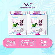 Combo 2 Băng vệ sinh hàng ngày Doctor Care tinh chất thảo dược 16 cm thumbnail