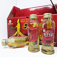 Nước nhân sâm Hàn Quốc nguyên củ Won ki sam  10 chai có hộp đẹp thumbnail