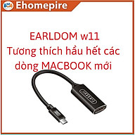 Jack Chuyển Đổi Từ Cổng Type C Ra Cổng HDMI Earldom W11 Hàng Chính Hãng