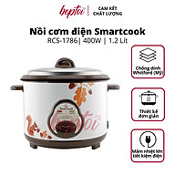 Nồi cơm điện cao cấp Smartcook, nồi cơm điện nắp rời dung tích 1.2L công suất 400W RCS-1786 Hàng chính hãng