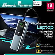 Pin Sạc Dự Phòng Laptop HubbFast LAP100 100W 26800mAh, Sạc Nhanh PD Type-C USB-A, Màn Hình LED, Đa Năng, Hàng chính hãng