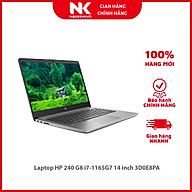 Laptop HP 240 G8 3D0E8PA Core i7-1165G7 8GB 512GB Intel Iris Xe 14.0 inch thumbnail
