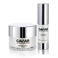 Bộ dược mỹ phẩm chống lão hóa Caviar of Switzerland cho da mặt và vùng mắt thumbnail