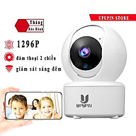 UPUPIN Camera 2k Wifi an ninh trong nhà gia đình đàm thoại 2 chiều 1296p thumbnail
