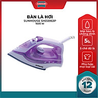 Bàn Ủi Hơi Nước Sunhouse SHD2063P (1600W) – Hàng Chính Hãng