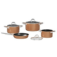 Bộ Nồi Chảo Chống Dính Đáy Từ Sunhouse SHG8081MB - Hàng Chính Hãng
