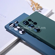Ốp Lưng Dành Cho Samsung Galaxy S25 Ultra , S24 Ultra , S23 Ultra Silicone Dẻo Lót Nhung Nỉ Chống Sốc chống bẩn hạn chế bám vân tay - Hàng Nhập Khẩu