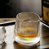Ly Thủy Tinh Phong Cách Bắc Âu Đế Xoay 170ml - Navivu Rock Glass