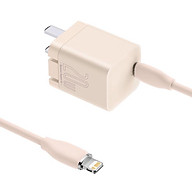 Bộ Sạc Baseus Super Si pro 20W USB C Cho iPhone 12, 13, 14, 15 - Hàng Chính Hãng