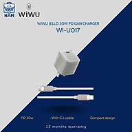 Bộ sạc nhanh 20W hàng chính hãng WiWU Jello U017 dành cho iP, kèm cáp C to L