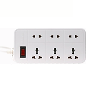 Ổ cắm điện kéo dài đa năng OC06 6C 10A/2M, 10A/5M Rạng Đông