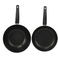 Bộ 2 chảo Lock&Lock Easy Frypan 2P Set, Chảo 1 tay cầm 24cm + Chảo lòng sâu 26cm (LEY1243 x 1, LEY1265 x 1) LEY1243S2