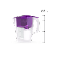 Bình lọc nước kháng khuẩn Mini nano Geyser 2.5L - hàng chính hãng