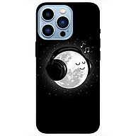 Ốp lưng dành cho Iphone 13 Mini - Iphone 13 - Iphone 13 Pro -  Iphone 13 Pro Max - Mặt Trăng Nghe Nhạc