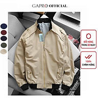 Áo khoác kaki nam Gapro fashion 2 lớp bo tay phối cầu vai GAKK126 thumbnail