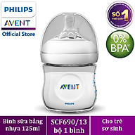 Bình sữa mô phỏng tự nhiên hiệu Philips Avent (125 ml - đơn) cho trẻ từ 0 tháng tuổi 690.13